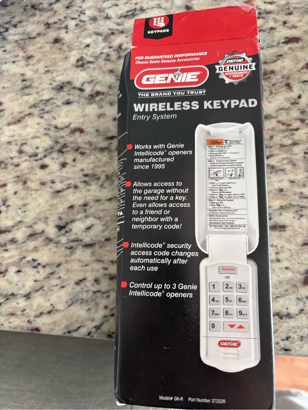 Wireless Keypad Entry System - White - Picture 2 of 5